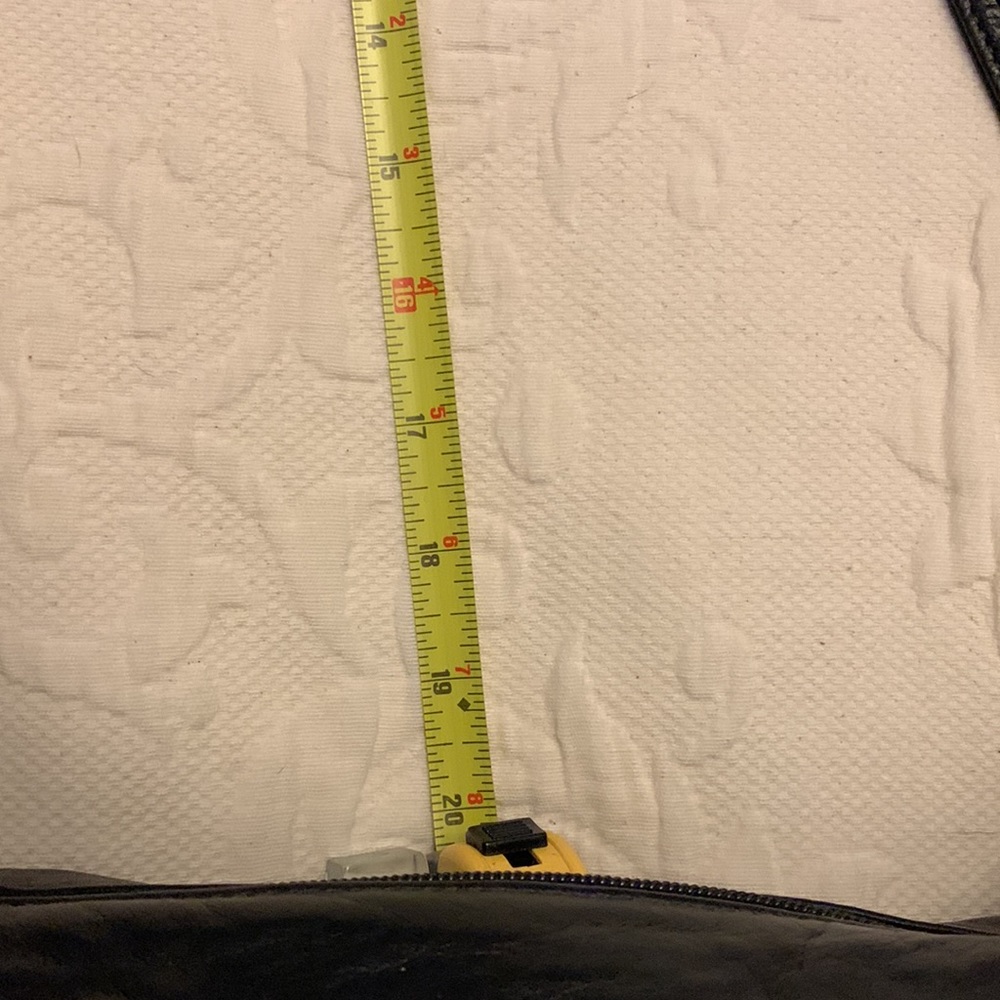 Black leather with leopard print.  Gold details - Picture 8 of 8